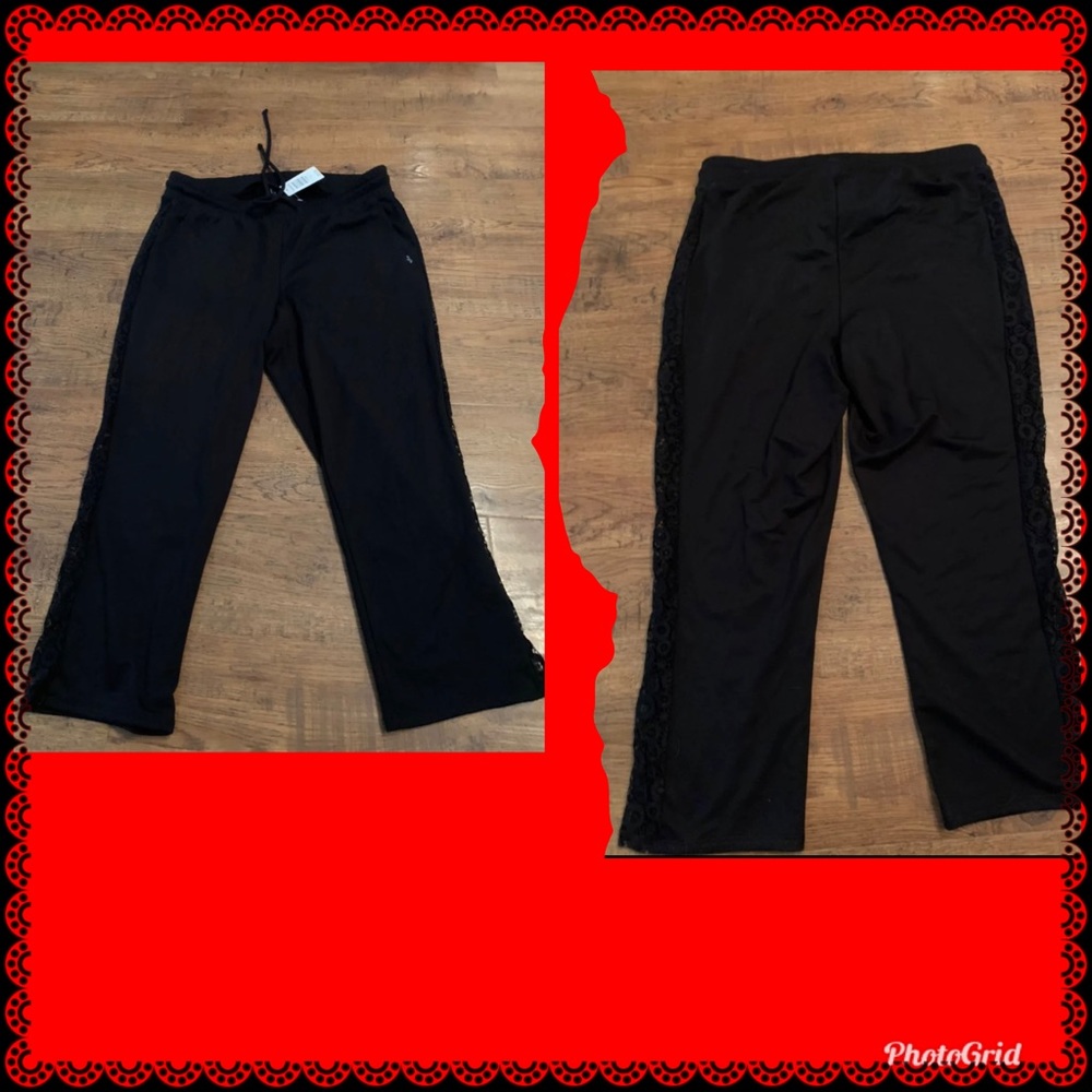 Torrid plus 1X lace accent joggers new!